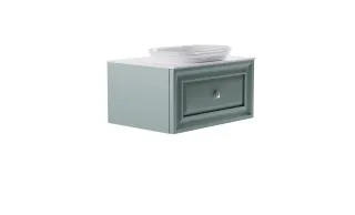 Тумба с раковиной Astra-Form Шарм 4631177713323 70 см зелёный матовый